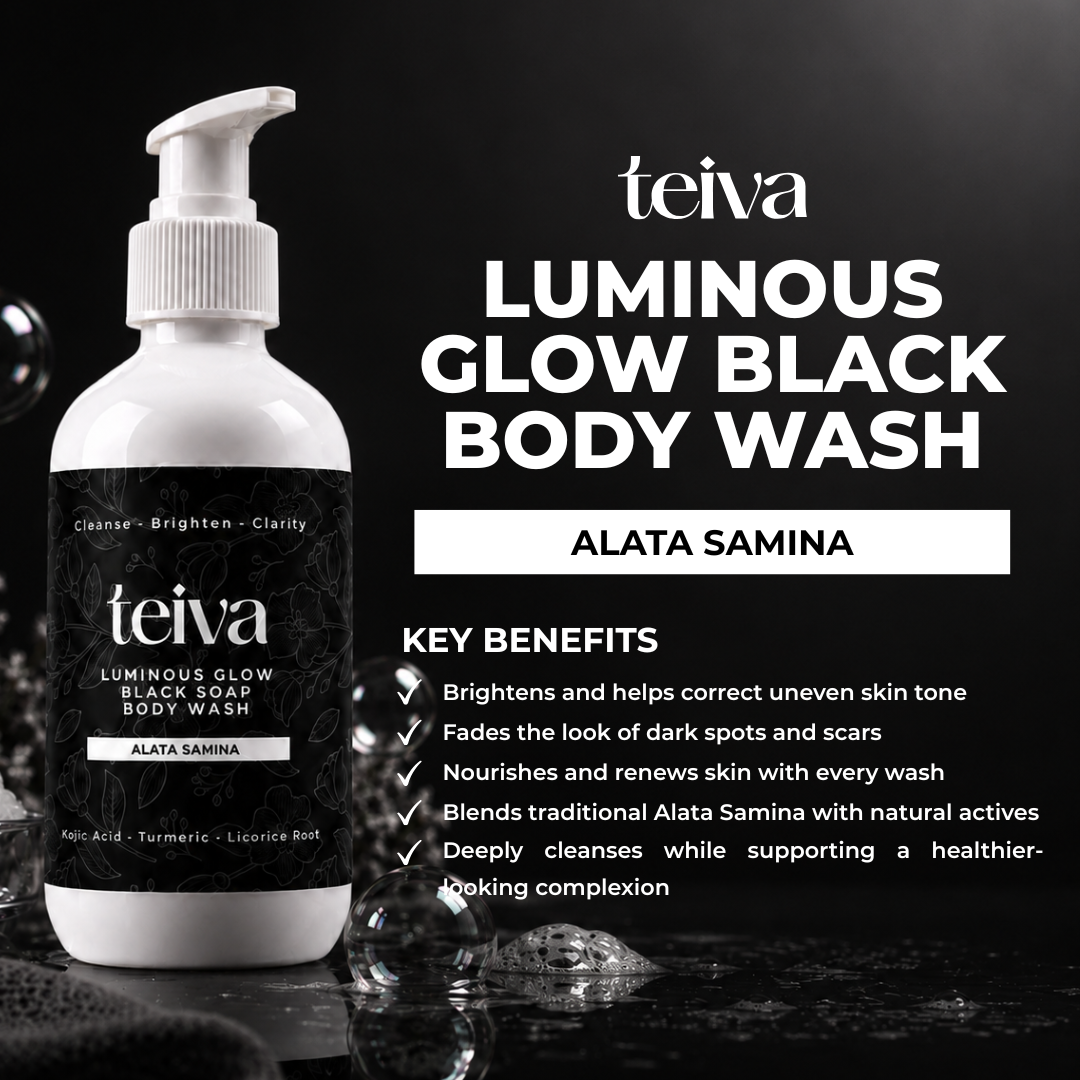 Luminous Glow Black Soap Body Wash