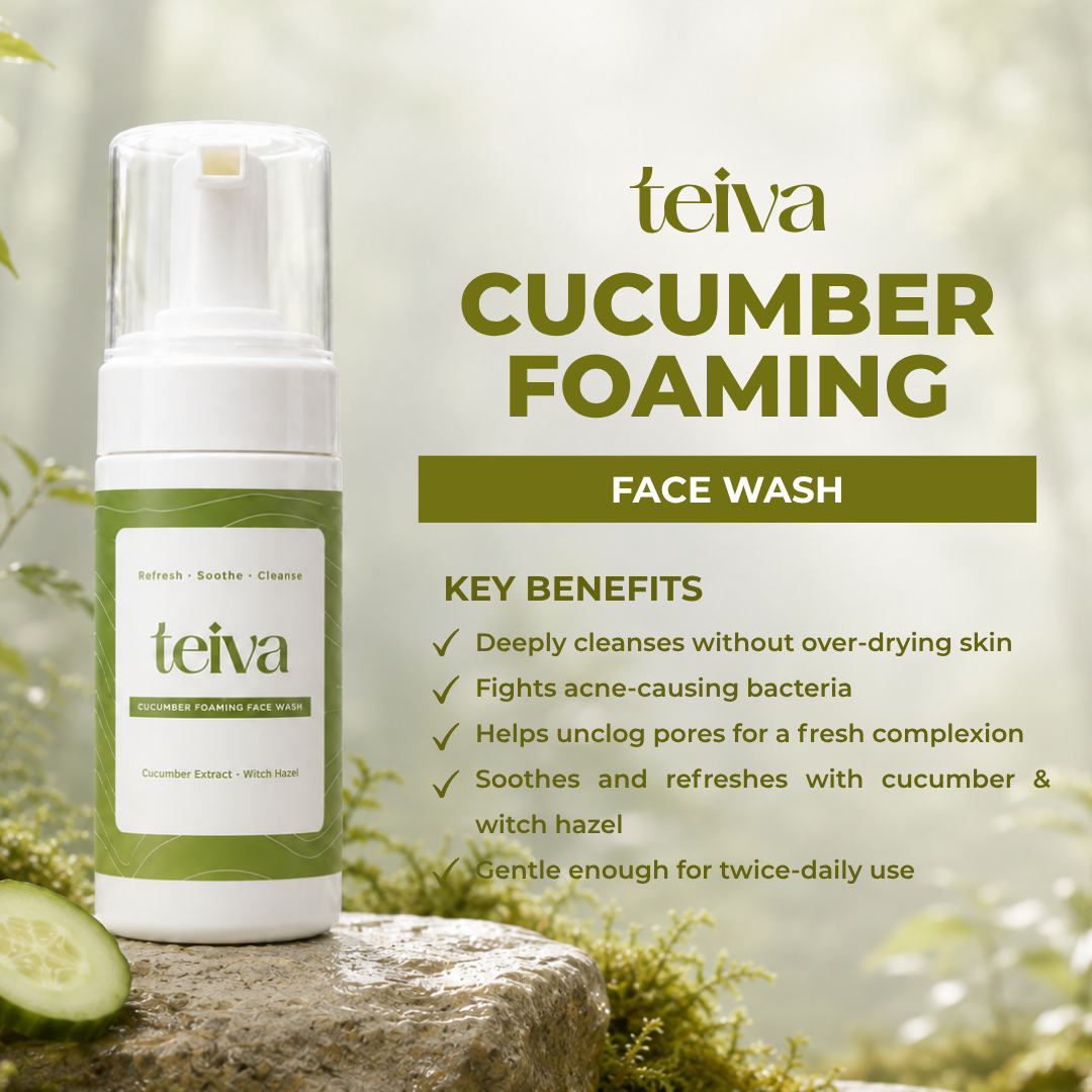 Cucumber Witch Hazel Foaming Facial Wash