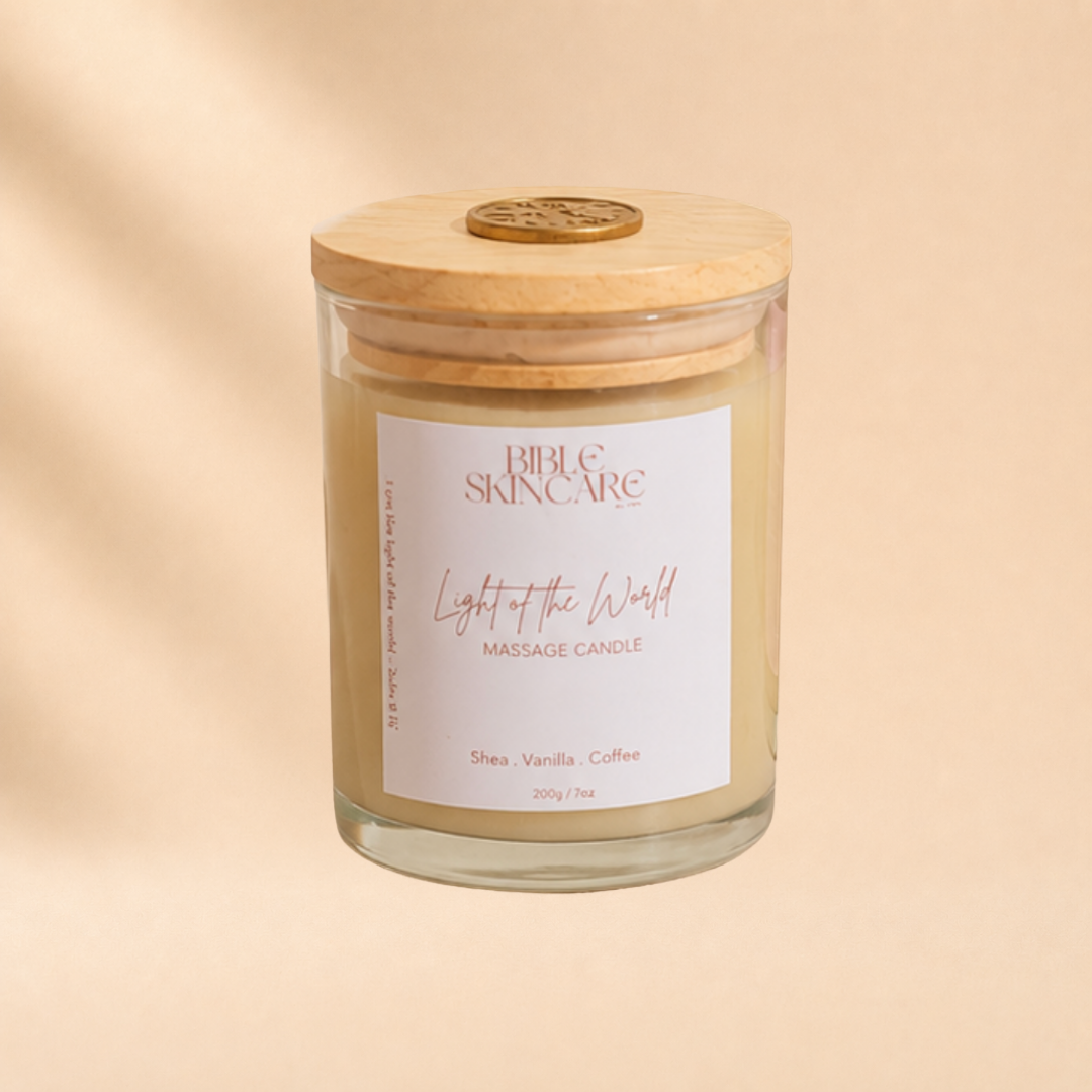 Light of the World Massage Candle